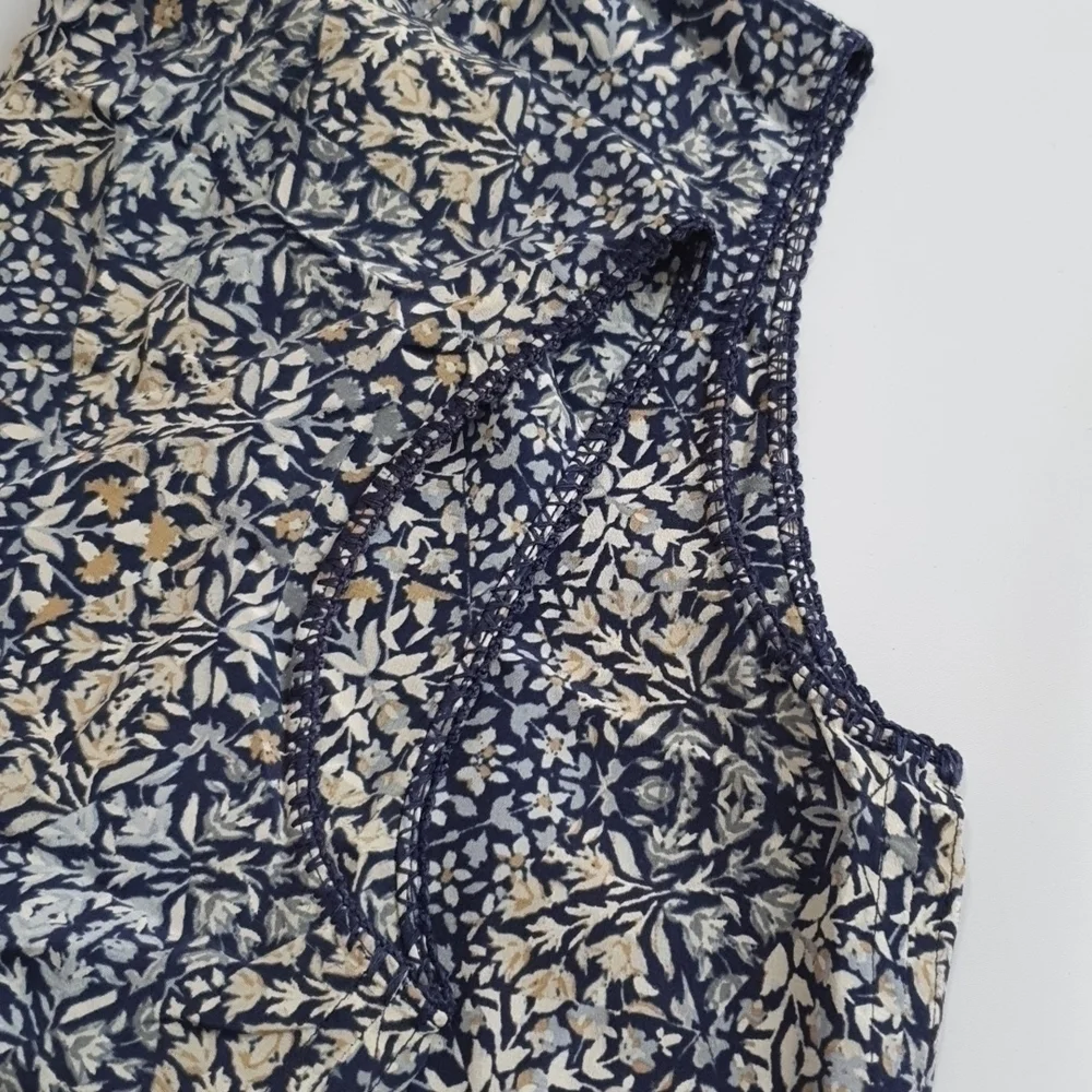 Tory Burch Silk Kaleidoscope Floral Blouse